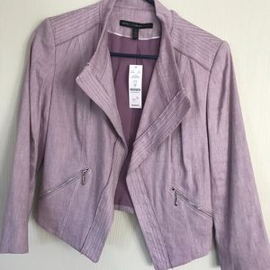 lavender Blazer / moto jacket